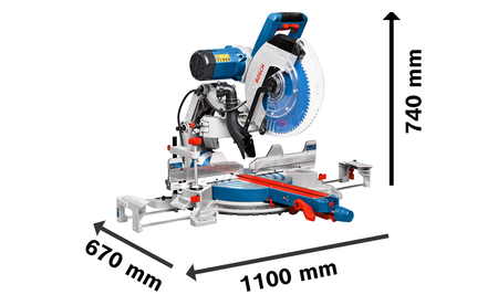 BOSCH GCM 12 GDL Professional Kapp- und Gehrungssäge B-0-601-B23-600 1