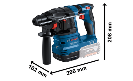 BOSCH GBH 18V-22 Professional Akku-Bohrhammer mit SDS plus B-0-611-924-003 2