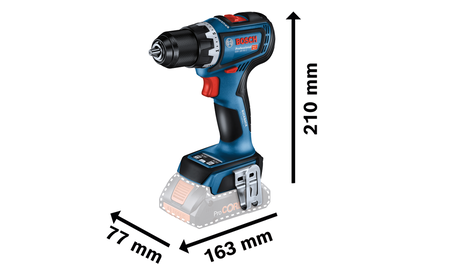 BOSCH GSR 18V-90 C Professional Akku-Bohrschrauber B-0-601-9K6-006 1