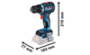 BOSCH GSR 18V-90 C Professional Akku-Bohrschrauber B-0-601-9K6-006 1