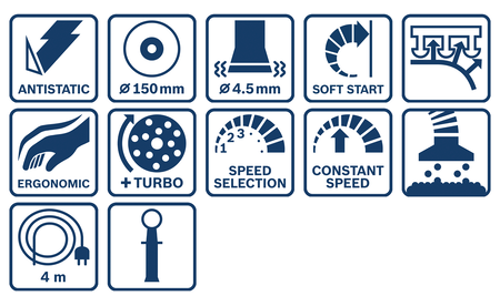 BOSCH GET 75-150 Professional Exzenterschleifer B-0-601-257-101 3