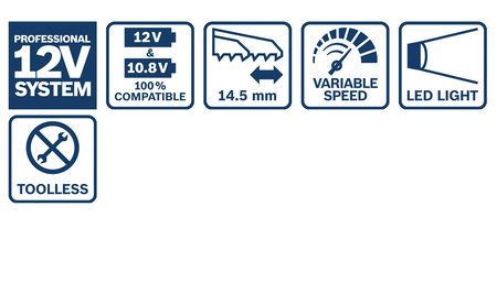 BOSCH GSA 12V-14 Professional Akku-Säbelsäge B-0-601-64L-976 2