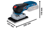 BOSCH GSS 18V-13 Professional Akku-Schwingschleifer B-0-601-9L0-101 1