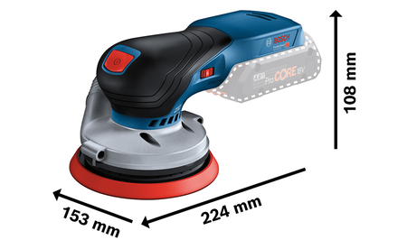 BOSCH GEX 18V-125 Professional Akku-Exzenterschleifer B-0-601-372-200 1