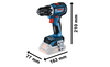 BOSCH GSR 18V-90 C Professional Akku-Bohrschrauber B-0-601-9K6-005 2