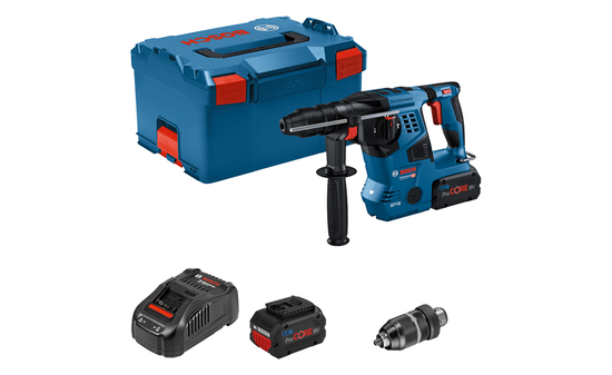 BOSCH GBH 18V-28 CF Professional Akku-Bohrhammer mit SDS plus B-0-611-921-002