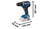 BOSCH GSR 18V-55 Professional Akku-Bohrschrauber B-0-601-9H5-204 2