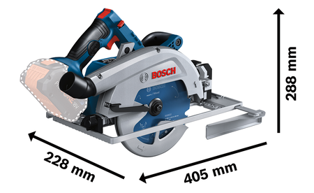 BOSCH GKS 18V-68 GC Professional Akku-Kreissäge BITURBO B-0-601-6B5-130 1