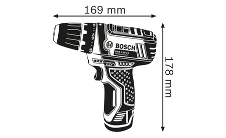 BOSCH GSR 12V-15 Professional Akku-Bohrschrauber B-0-601-868-10H 2