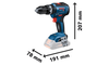 BOSCH GSB 18V-55 Professional Akku-Schlagbohrschrauber B-0-601-9H5-304 1