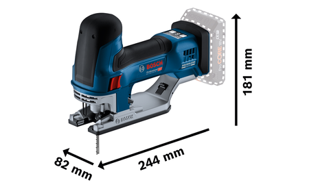 BOSCH GST 18V-155 SC Professional Akku-Stichsäge B-0-601-5B0-000 1