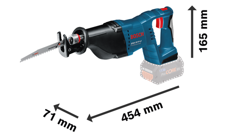 BOSCH GSA 18V-LI Professional Akku-Säbelsäge B-0-601-64J-007 1