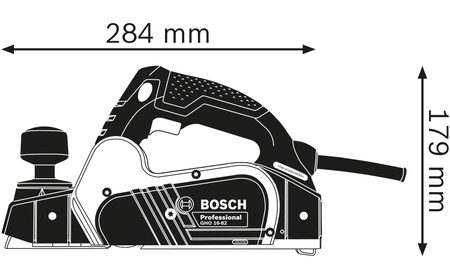 BOSCH GHO 16-82 Professional Hobel B-0-601-5A4-000 1