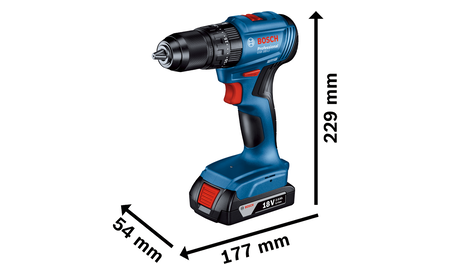 BOSCH GSB 18V-45 Professional Akku-Schlagbohrschauber B-0-601-9K3-305 1