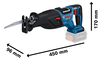 BOSCH GSA 18V-28 Professional Akku-Säbelsäge BITURBO B-0-601-6C0-001 1