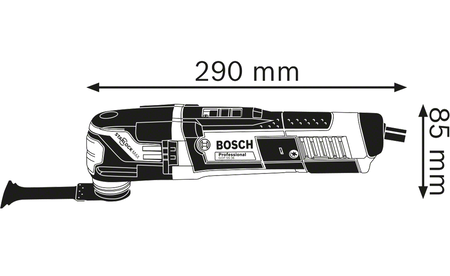 BOSCH GOP 55-36 Professional Multi-Cutter B-0-601-231-101 2