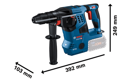 BOSCH GBH 18V-28 CF Professional Akku-Bohrhammer mit SDS plus B-0-611-921-003 1