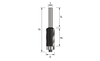 Bündigfräser mit Kugellager stirnseitig D 16 mm E-13576 3