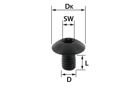 Torx Schraube T15 E-00631 1