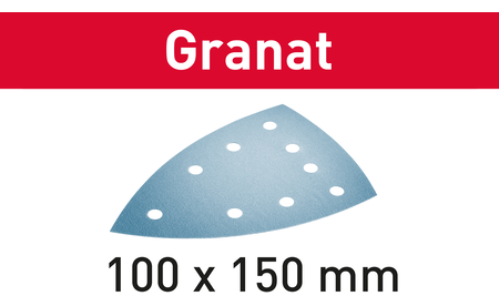 Festool Schleifblätter Granat STF DELTA/9 P100 GR/100 F-577545