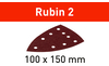 Schleifblatt Rubin 2 STF DELTA/9 P120 RU2/50 F-577575