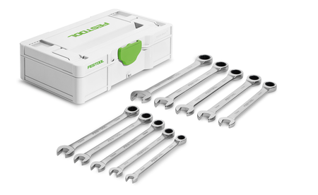 Festool Jeu de clés mixtes à cliquet SYS3 S 76-RRS-Set F-578117