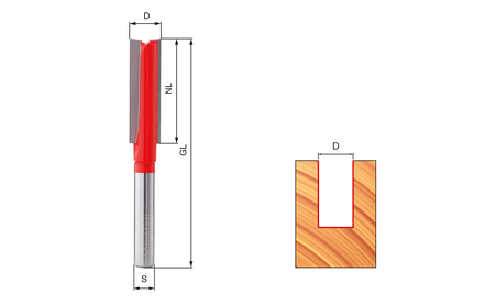 freud Nutfräser HW (HM) D10 S8 FR-MM-01008P 1