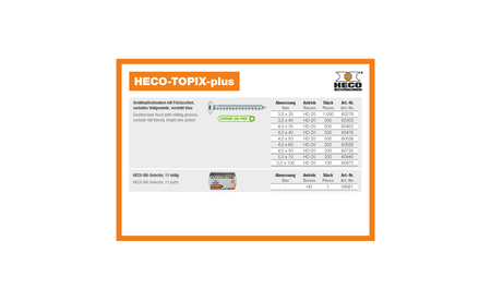 HECO-TOPIX-plus Profiset "Schreiner" HC-63503 1