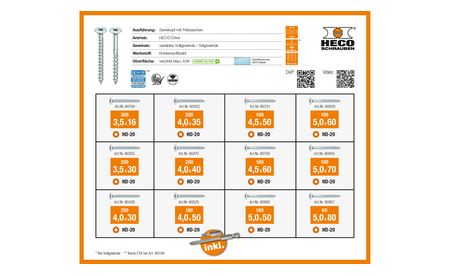 HECO-TOPIX-plus Sortiment 1760 HECO-Systainer³ M137 HC-63465 2