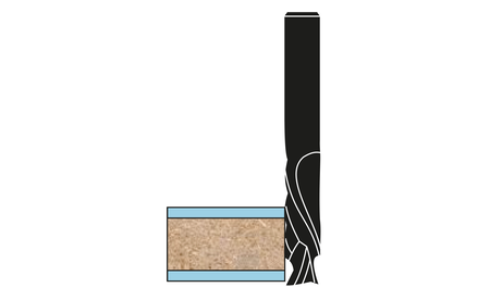 VHM-Sprialnutfräser DUAL-Schnitt D8 S8  KLE-T156-081-R 2