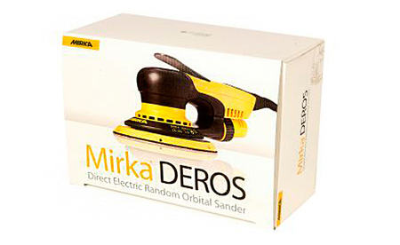 Exzenterschleifer Mirka DEROS II 650 150 mm Hub 5.0 inkl. Abranet SET-DEROS150-NET 5