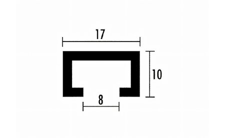 3x Aluminium-Profilschiene 1200 mm & Kegelsenker - sautershop | © sauter GmbH