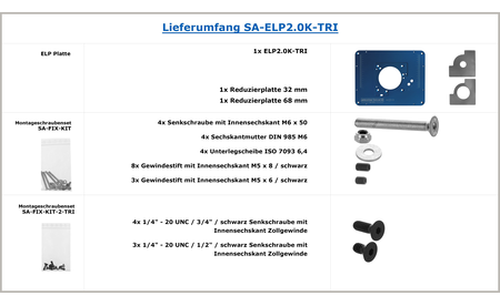 sauter Einlegeplatte ELP2.0K für Triton - sautershop | © sauter GmbH