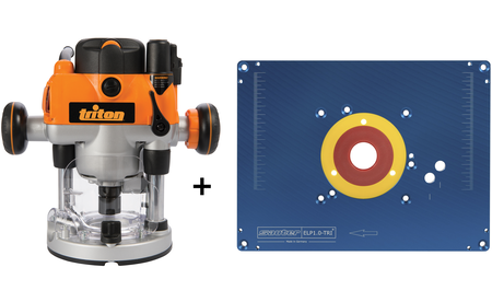 Oberfräse Triton MOF001 mit Einlegeplatte ELP1.0 - sautershop | © sauter GmbH