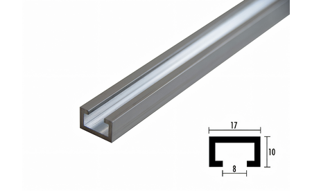 sauter Profilschiene ELOXIERT - 800 mm - sautershop | © sauter GmbH