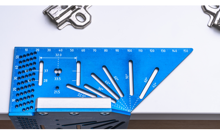 sauter Anreißschablone JSS-PRO + Minenbleistift SET-SA-JSS-PC 4