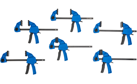 sauter Einhandzwingen MIDI, 150 mm HE-OHCM-6X15-KIT