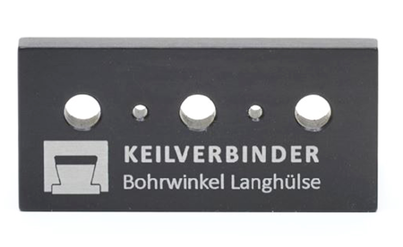 Keilverbinder Bohrschablone für Langhülsen 12 KV-B-002-12