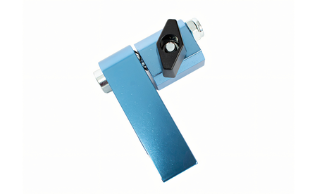 Schwinganschlag MGC-10 blau eloxiert (Flip-Stop) - sautershop | © sauter GmbH