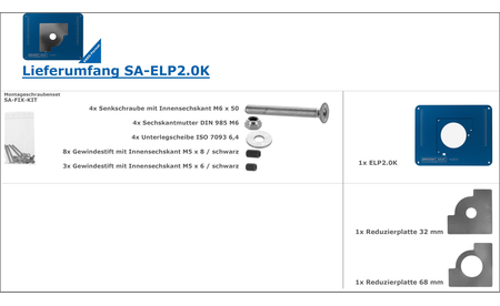 ELP2.0 Kreg-Format UNGEBOHRT - sautershop | © sauter GmbH