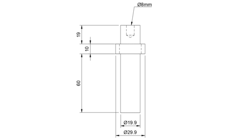 Bankhaken Edelstahl Ø 20 mm - 1 Paar - sautershop | © sauter GmbH