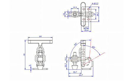 2er Set Sauter Senkrechtspanner mit T-Griff - sautershop | © sauter GmbH