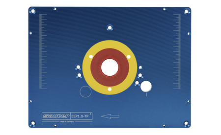 Oberfräse Trend T14EK mit sauter Einlegeplatte ELP1.0 - sautershop | © sauter GmbH