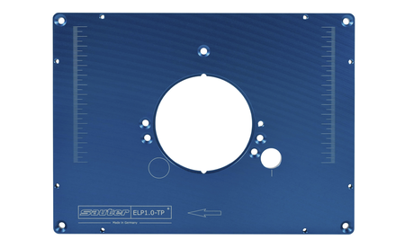 Oberfräse Trend T14EK mit sauter Einlegeplatte ELP1.0 - sautershop | © sauter GmbH
