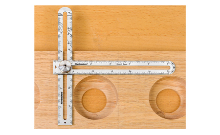 WOODPECKERS 12-In-1 Layout Tool, metrisch W-12IN1TOOLM-24 10