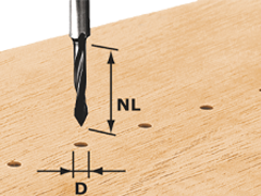 Durchgangsbohrer HW