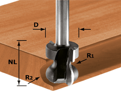 Griffleistenfräser HW