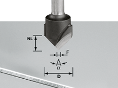 Oberfräser für Verbundplatten